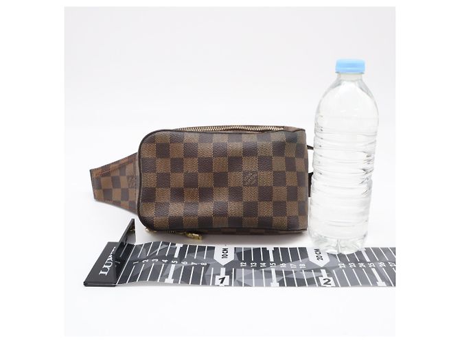 Borsa a tracolla Louis Vuitton Damier Geronimos Marrone Beige Damier ebene - vista 3