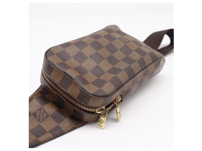 Borsa a tracolla Louis Vuitton Damier Geronimos Marrone Beige Damier ebene - vista 5