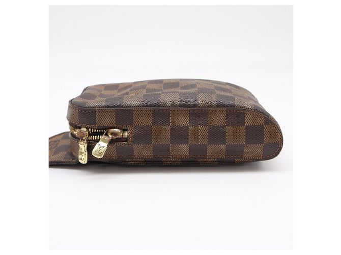 Borsa a tracolla Louis Vuitton Damier Geronimos Marrone Beige Damier ebene - vista 7