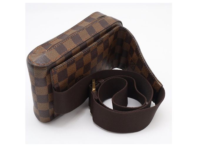 Borsa a tracolla Louis Vuitton Damier Geronimos Marrone Beige Damier ebene - vista 8