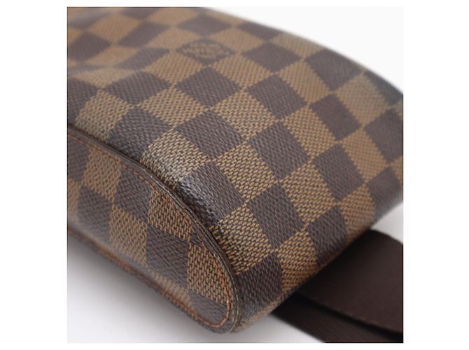 Borsa a tracolla Louis Vuitton Damier Geronimos Marrone Beige Damier ebene - vista 9