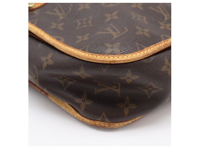 Borsa a Spalla Louis Vuitton Monogram Messenger Bosphore PM Marrone Beige - vista 11