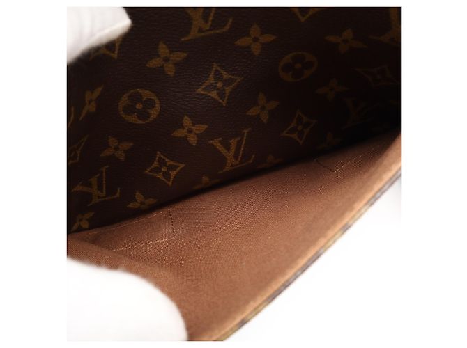 Borsa a Spalla Louis Vuitton Monogram Messenger Bosphore PM Marrone Beige - vista 16