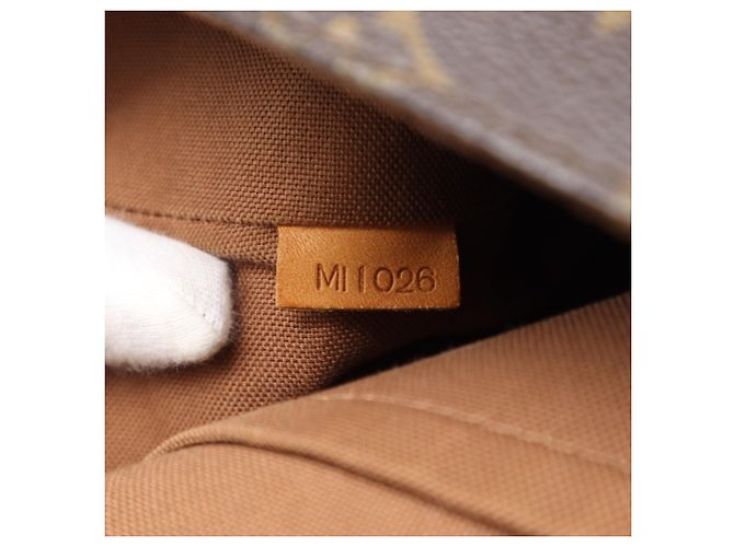 Borsa a Spalla Louis Vuitton Monogram Messenger Bosphore PM Marrone Beige - vista 19