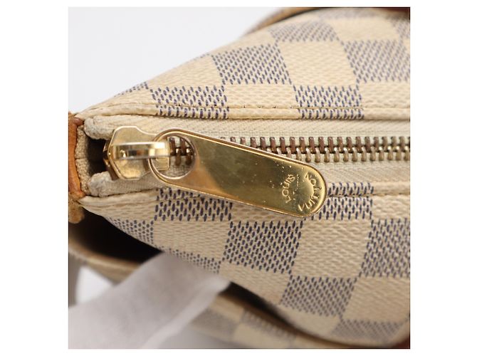 Borsa Louis Vuitton Azur Totally PM Marrone Blu Beige - vista 11