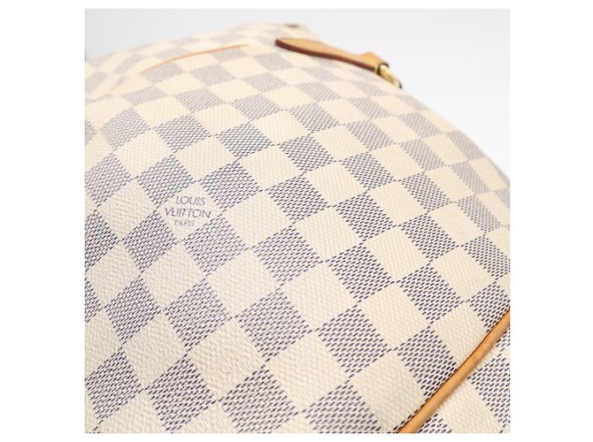 Borsa Louis Vuitton Azur Totally PM Marrone Blu Beige - vista 4