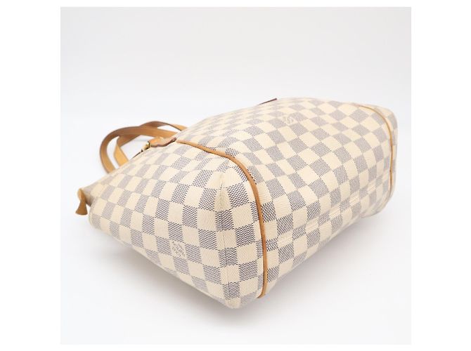 Borsa Louis Vuitton Azur Totally PM Marrone Blu Beige - vista 6