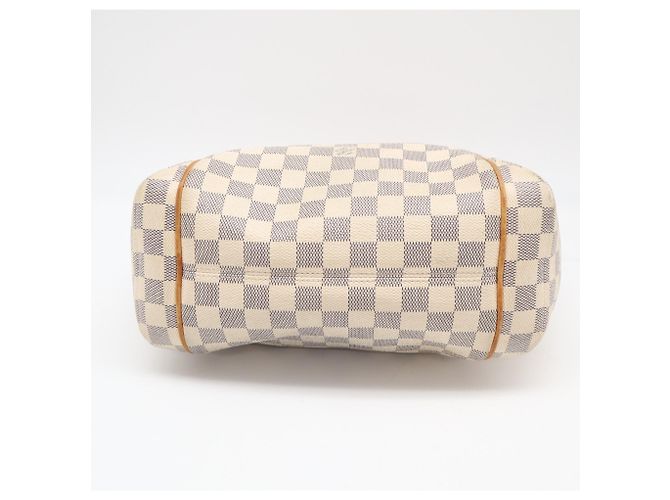 Borsa Louis Vuitton Azur Totally PM Marrone Blu Beige - vista 7