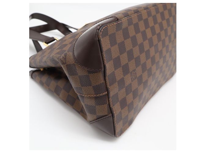Borsa Louis Vuitton Damier Hampstead PM Marrone Beige Damier ebene - vista 11