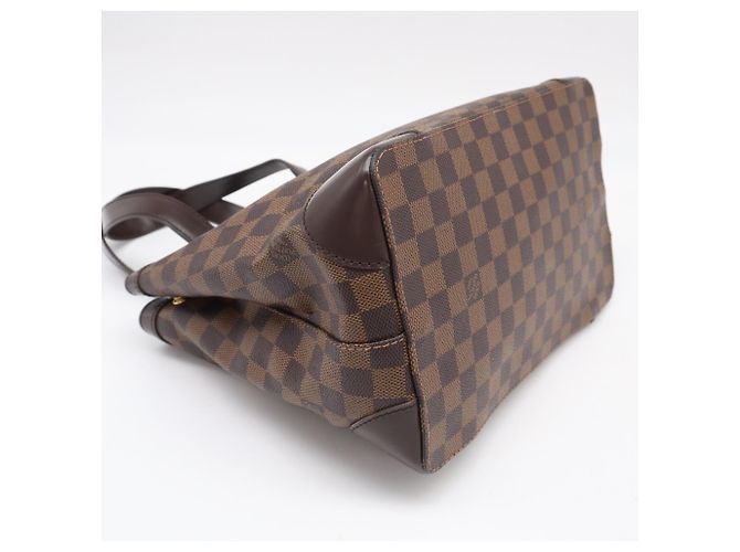 Borsa Louis Vuitton Damier Hampstead PM Marrone Beige Damier ebene - vista 5