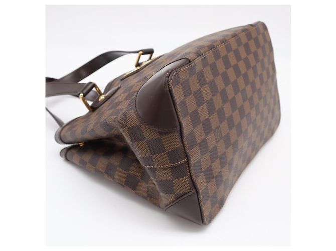 Borsa Louis Vuitton Damier Hampstead PM Marrone Beige Damier ebene - vista 6