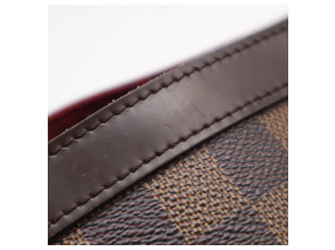 Borsa Louis Vuitton Damier Hampstead PM Marrone Beige Damier ebene - vista 8