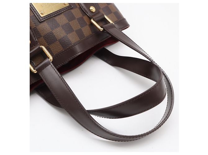 Borsa Louis Vuitton Damier Hampstead PM Marrone Beige Damier ebene - vista 9