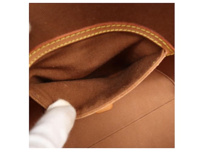 Borsa Louis Vuitton Monogram Ellipse M51126 Marrone Beige Monogramma - vista 13