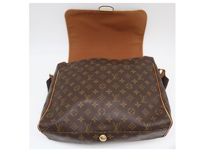 Borsa a tracolla Louis Vuitton Monogram Abbesses Marrone Beige Monogramma - vista 14