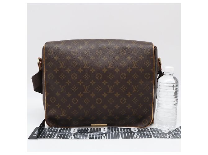 Borsa a tracolla Louis Vuitton Monogram Abbesses Marrone Beige Monogramma - vista 3