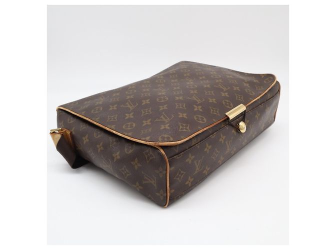Borsa a tracolla Louis Vuitton Monogram Abbesses Marrone Beige Monogramma - vista 5