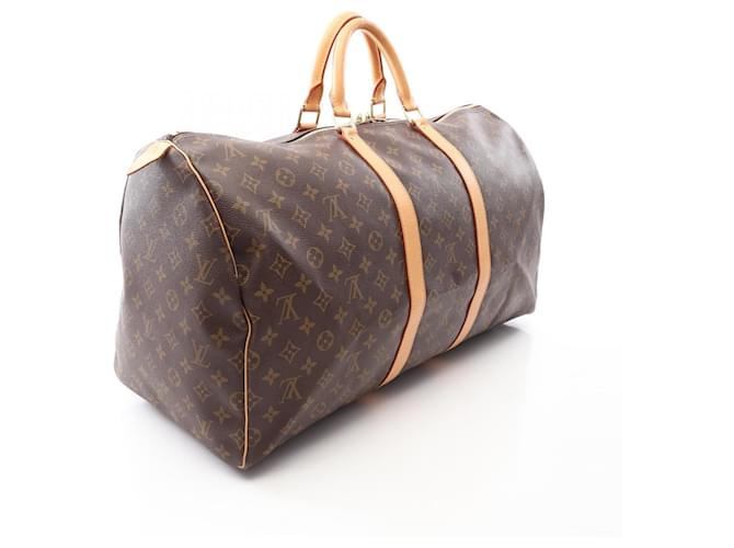 Borsa Boston Louis Vuitton Keepall 55 Marrone - vista 2