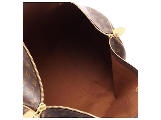 Borsa Boston Louis Vuitton Keepall 55 Marrone - vista 3