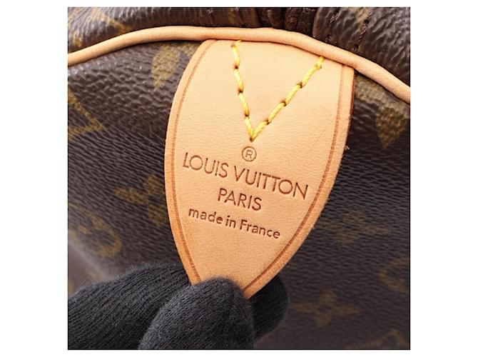 Borsa Boston Louis Vuitton Keepall 55 Marrone - vista 4