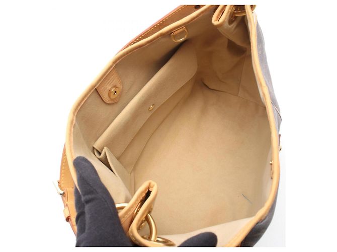 Borsa Louis Vuitton Galliera PM Marrone - vista 3