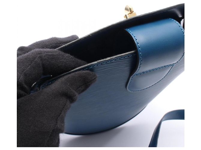Borsa a Spalla Louis Vuitton Cluny Blu - vista 7
