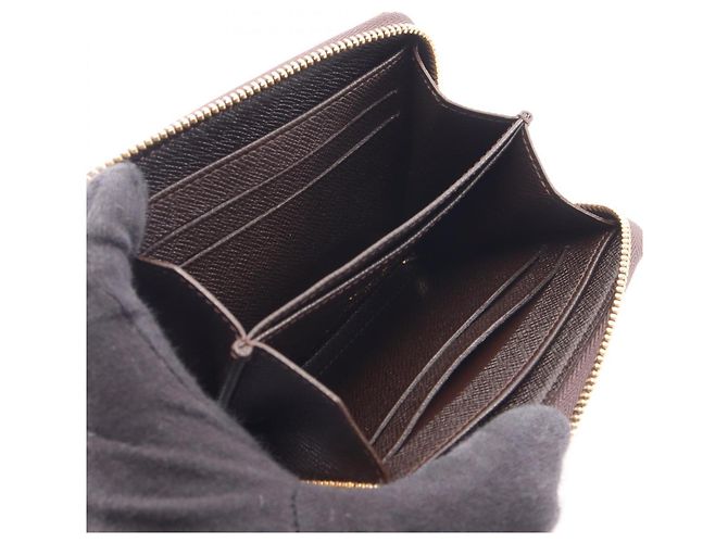 Cartera Louis Vuitton Zippy Coin Purse Castaño - vista 3