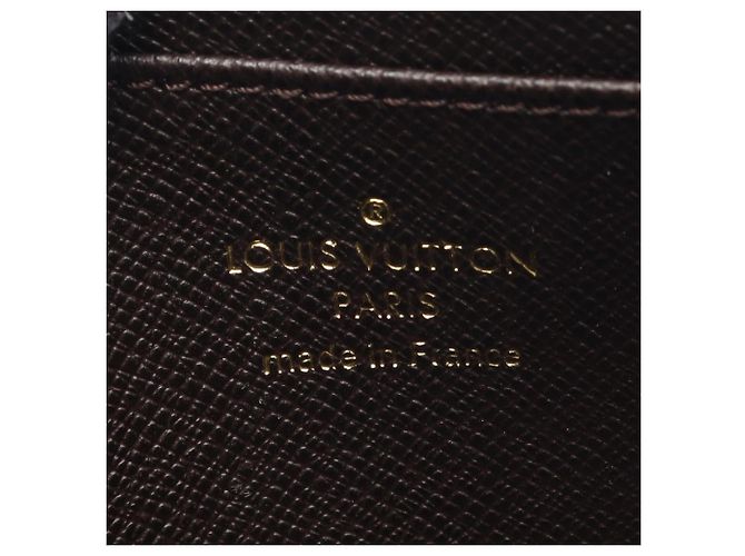 Cartera Louis Vuitton Zippy Coin Purse Castaño - vista 4