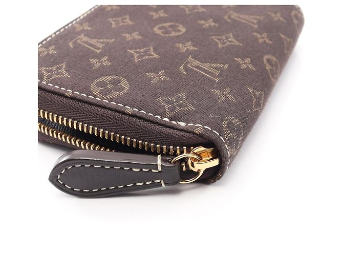 Cartera Louis Vuitton Zippy Coin Purse Castaño - vista 7