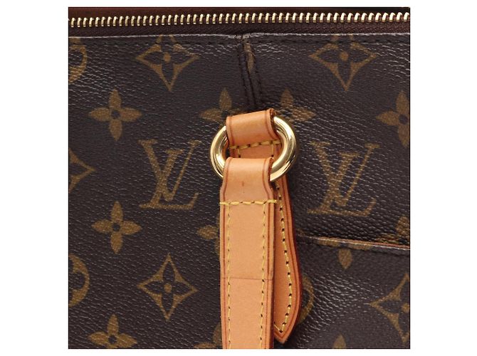 Borsa Tote Louis Vuitton Totally PM Marrone - vista 10