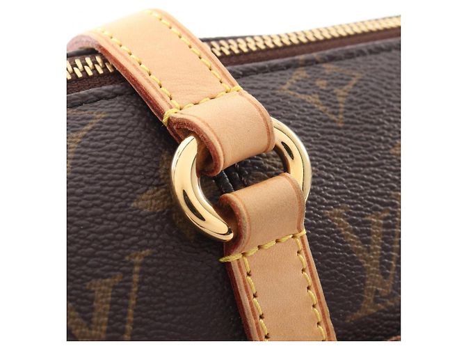 Borsa Tote Louis Vuitton Totally PM Marrone - vista 11