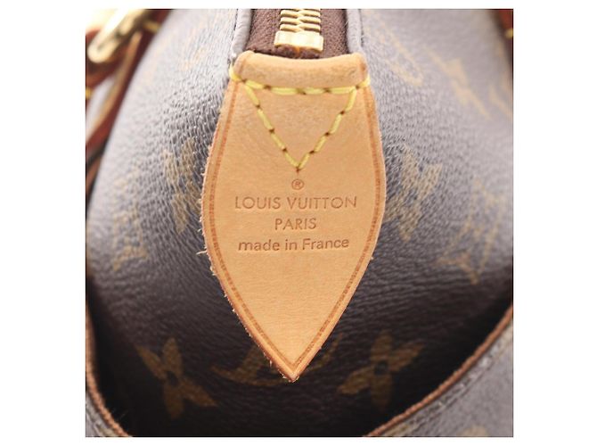 Borsa Tote Louis Vuitton Totally PM Marrone - vista 4