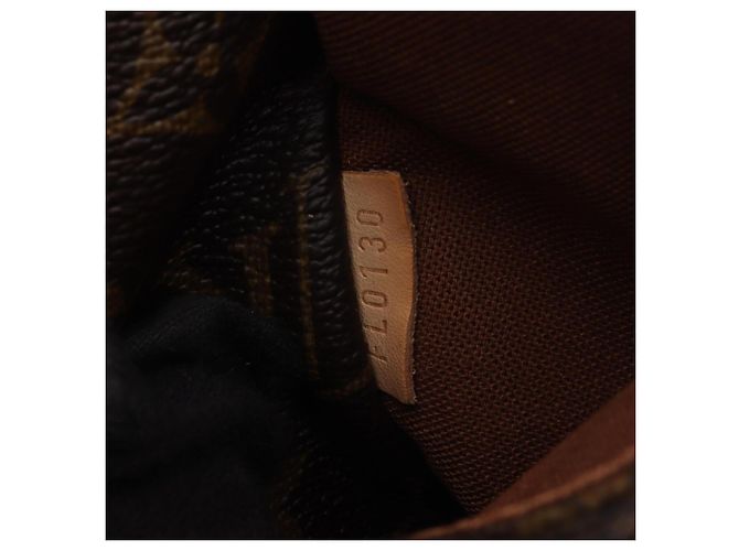 Borsa Tote Louis Vuitton Totally PM Marrone - vista 5