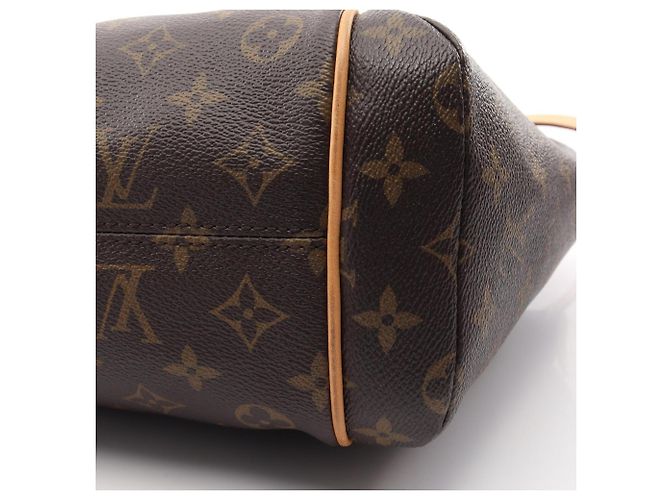 Borsa Tote Louis Vuitton Totally PM Marrone - vista 6