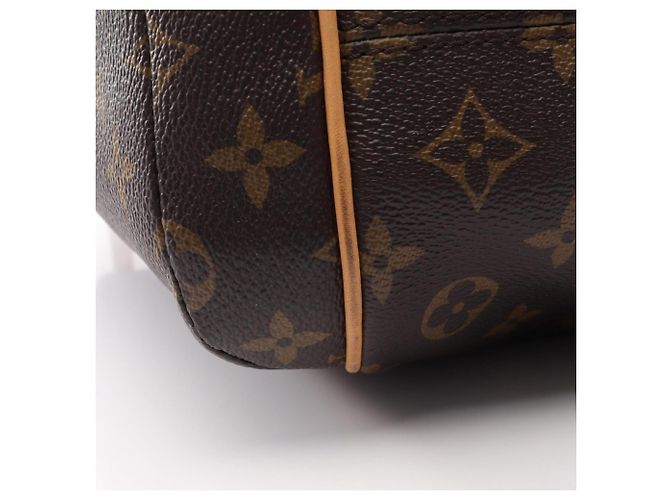 Borsa Tote Louis Vuitton Totally PM Marrone - vista 7