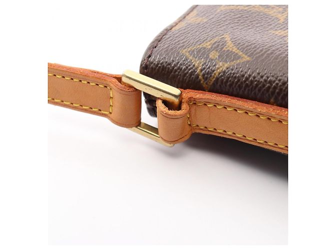 Borsa a Spalla Louis Vuitton Trotteur Marrone - vista 10