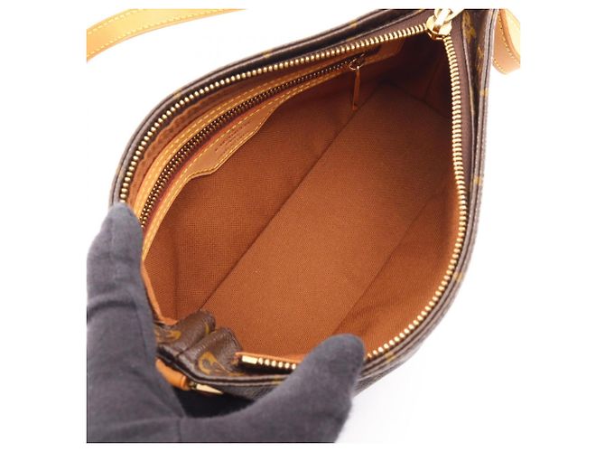 Borsa a Spalla Louis Vuitton Trotteur Marrone - vista 3