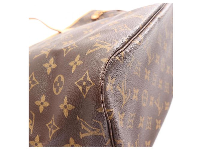Borsa Tote Louis Vuitton Neverfull MM Marrone - vista 12