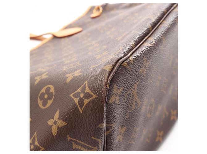 Borsa Tote Louis Vuitton Neverfull MM Marrone - vista 15