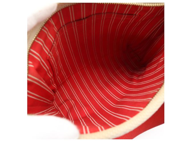 Borsa Louis Vuitton Antigua Cabas PM Rosso Beige - vista 12