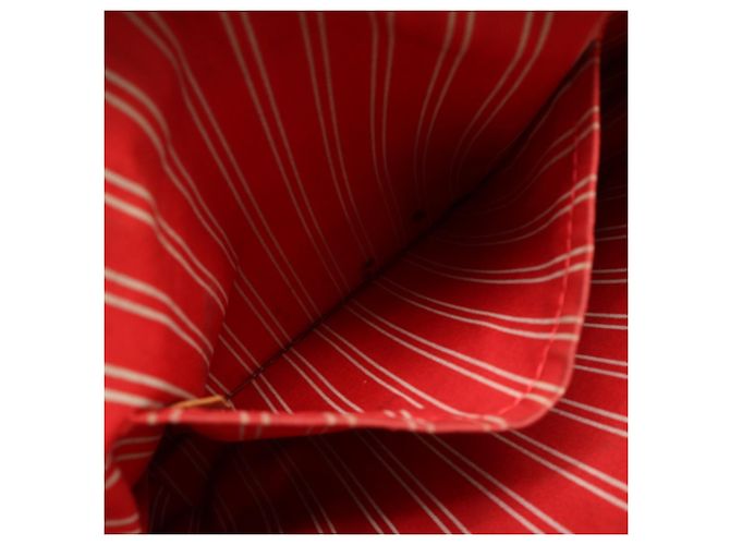 Borsa Louis Vuitton Antigua Cabas PM Rosso Beige - vista 13