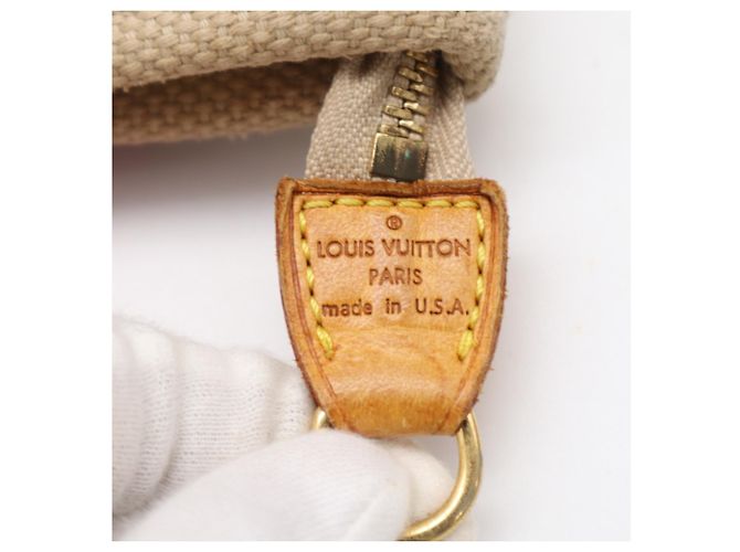 Borsa Louis Vuitton Antigua Cabas PM Rosso Beige - vista 14