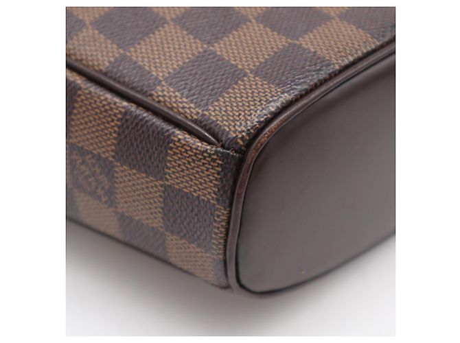 Borsa a Spalla Louis Vuitton Damier Ipanema PM Marrone Beige Damier ebene - vista 11