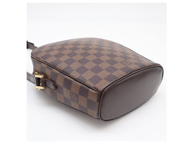 Borsa a Spalla Louis Vuitton Damier Ipanema PM Marrone Beige Damier ebene - vista 6