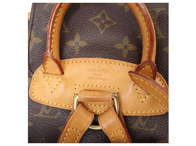 Zaino Louis Vuitton Monogram Mini Montsouris Marrone Beige - vista 12