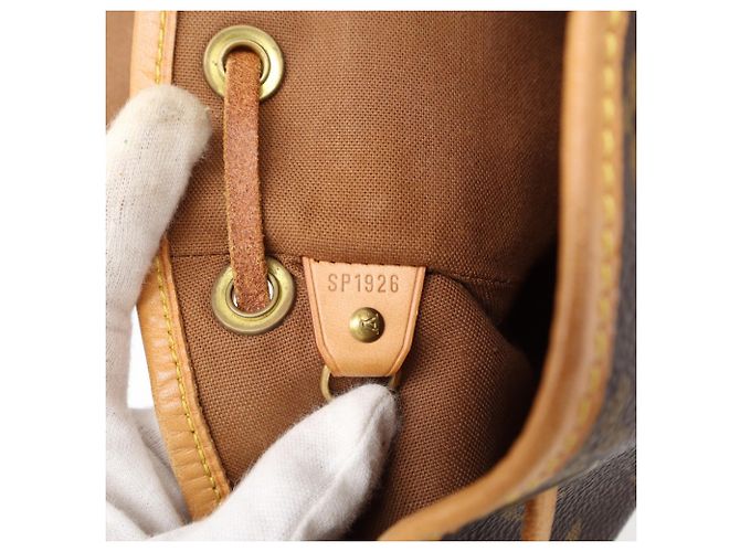 Zaino Louis Vuitton Monogram Mini Montsouris Marrone Beige - vista 13