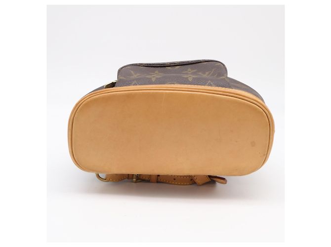 Zaino Louis Vuitton Monogram Mini Montsouris Marrone Beige - vista 7