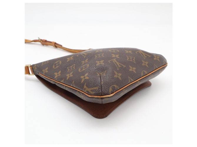 Borsa a tracolla Louis Vuitton Monogram Musette Salsa Marrone Beige Monogramma - vista 6