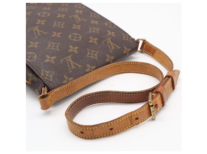 Borsa a tracolla Louis Vuitton Monogram Musette Salsa Marrone Beige Monogramma - vista 9