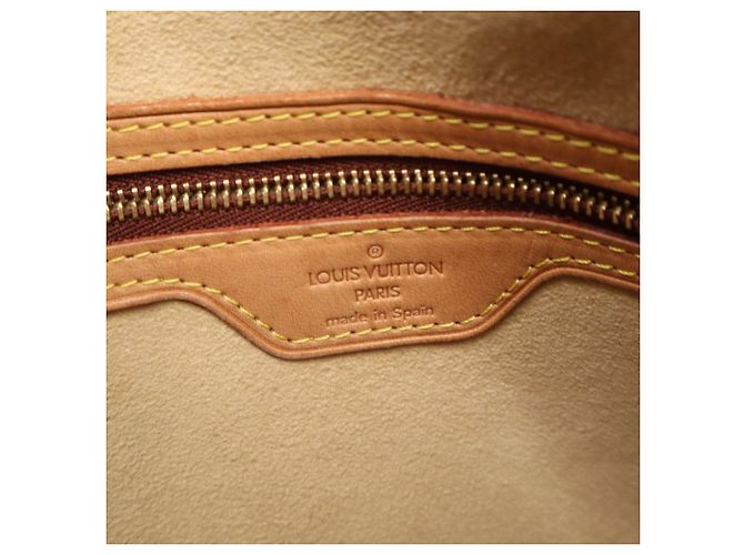 Borsa Louis Vuitton Monogram Looping GM Marrone Beige Monogramma - vista 13